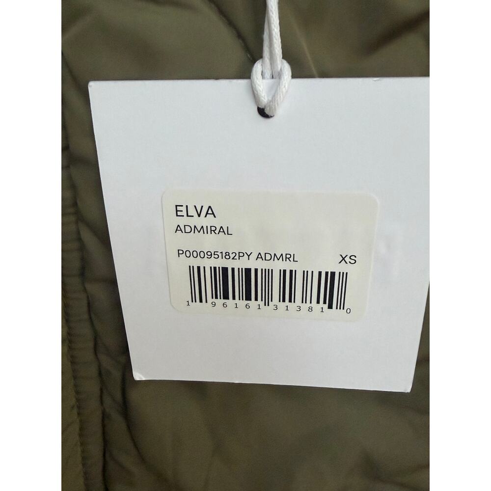 Pistola Elva Quilted Jacket Women’s XS Admiral Olive Green NWT - Picture 5 of 9
